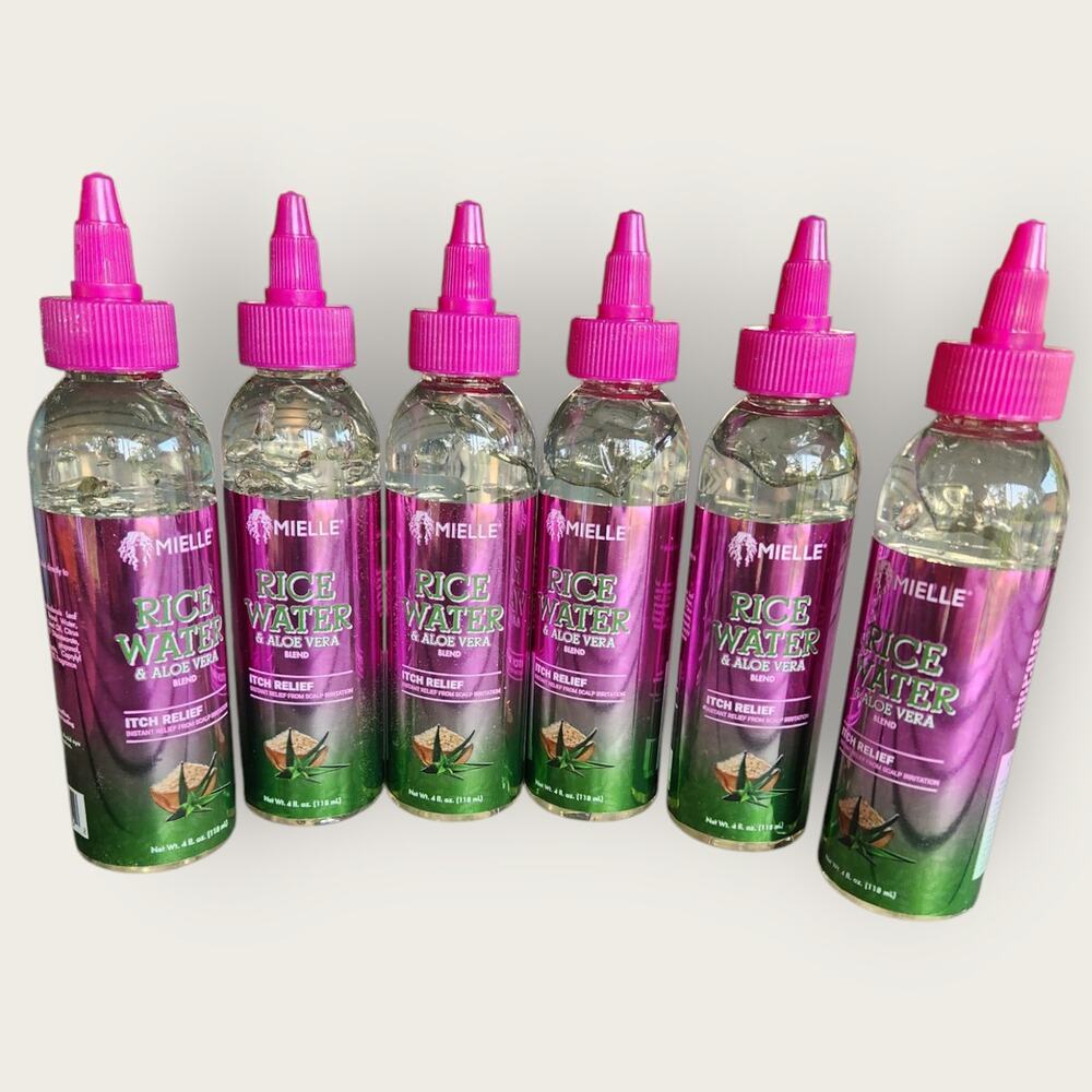 Mielle Rice Water and Aloe Itch Relief 4 fl oz (6 pack) Hair Care Sealed - Picture 1 of 6